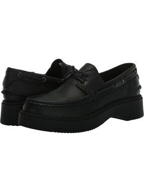 Sperry Women's Bayside Boat Shoe Black Size 10 NEW